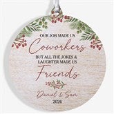 Work Bestie Personalized Coworker Ornaments - 49264
