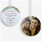 Work Bestie Personalized Coworker Ornaments - 49264