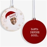 Christmas Character Personalized Photo Ornaments - 49267