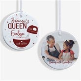 Baking Queen Personalized Christmas Ornaments - 49268
