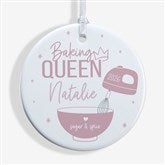 Baking Queen Personalized Christmas Ornaments - 49268