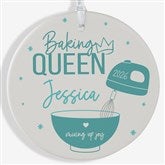 Baking Queen Personalized Christmas Ornaments - 49268