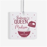 Baking Queen Personalized Christmas Ornaments - 49268