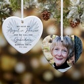 Angel In Heaven Personalized Heart Ornament - 49276