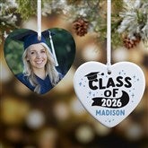 Shining Achievement Personalized Graduation Heart Ornaments - 49279