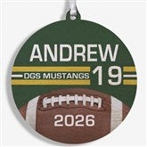 Football Personalized Ornament - 49402