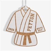 Karate Personalized Wood Ornament - 49409