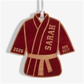 Karate Personalized Wood Ornament - 49409