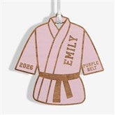 Karate Personalized Wood Ornament - 49409