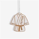 Karate Personalized Wood Ornament - 49409