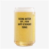 16 oz. Beer Can Glass