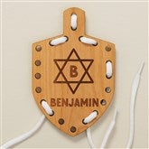 Dreidel Wooden Lacing Toy