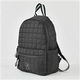 Quilted Backpack - Black