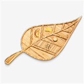 Personalized Small Leaf Charcuterie Tray  - 51790D