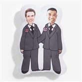 Groom/Groom Character Pillow