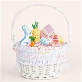 White Easter Basket