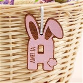 Pink Stain Wood Tag