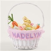 White Easter Basket