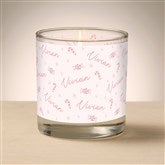 Personalized Pink Peppermint Glass Candle by Jessie James Decker - 52366