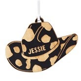 Engraved Cowgirl Hat Gift Tag  Ornament by Jessie James Decker - 52942