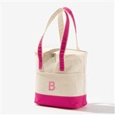 Pink Canvas Cooler Tote