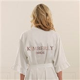Kittenish Bridal Party Metallic Foil Personalized Satin Robe    - 53284