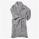 Grey Fleece Robe-47