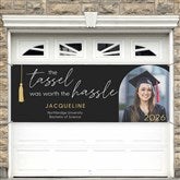 Tassel Was Worth The Hassle Personalized Banner - 53386