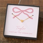 Kittenish Necklace in Printed Pink Bow Card Box   - 53420