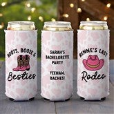 Personalized Cow Print Slim Can Cooler by Jessie James Decker - 53427