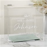 Engraved Natural Love Acrylic Card Box by Jessie James Decker - 53439
