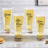 Personalized Wedding Party Beer Glass Collection by Jessie James Decker - 53493