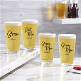 Personalized Wedding Party Beer Glass Collection by Jessie James Decker - 53493