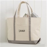 Kittenish Embroidered Canvas Weekender Tote    - 53532