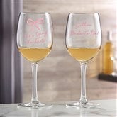Personalized Tie The Knot Wine Glass Collection by Jessie James Decker - 53540