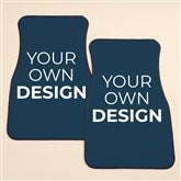 Navy Blue Car Mat Set