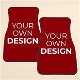 Burgundy Car Mat Set