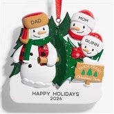 Christmas Tree Farm Snowman Ornament - 53819