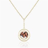 Gold Photo Pendant