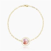 Gold Pendant Bracelet