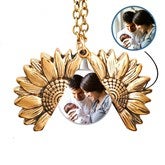 Gold Sunflower Locket