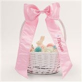 Pink Bow Basket