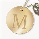Gold Acrylic Keychain