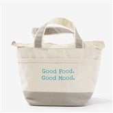 Grey Canvas Lunch Bag
