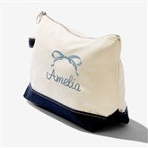 Navy Make-Up Bag
