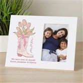 Kittenish Personalized Cowgirl Bouquet 4x6 Picture Frame     - 54570