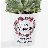 Personalized Floral Wreath Mini Flower Pot by Jessie James Decker - 54581