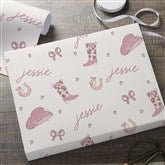 Personalized Western Icons Wrapping Paper by Jessie James Decker - 54592