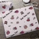 Personalized Floral Wrapping Paper by Jessie James Decker - 54593