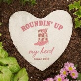 Personalized Heart Garden Stone for Mom by Jessie James Decker - 54594